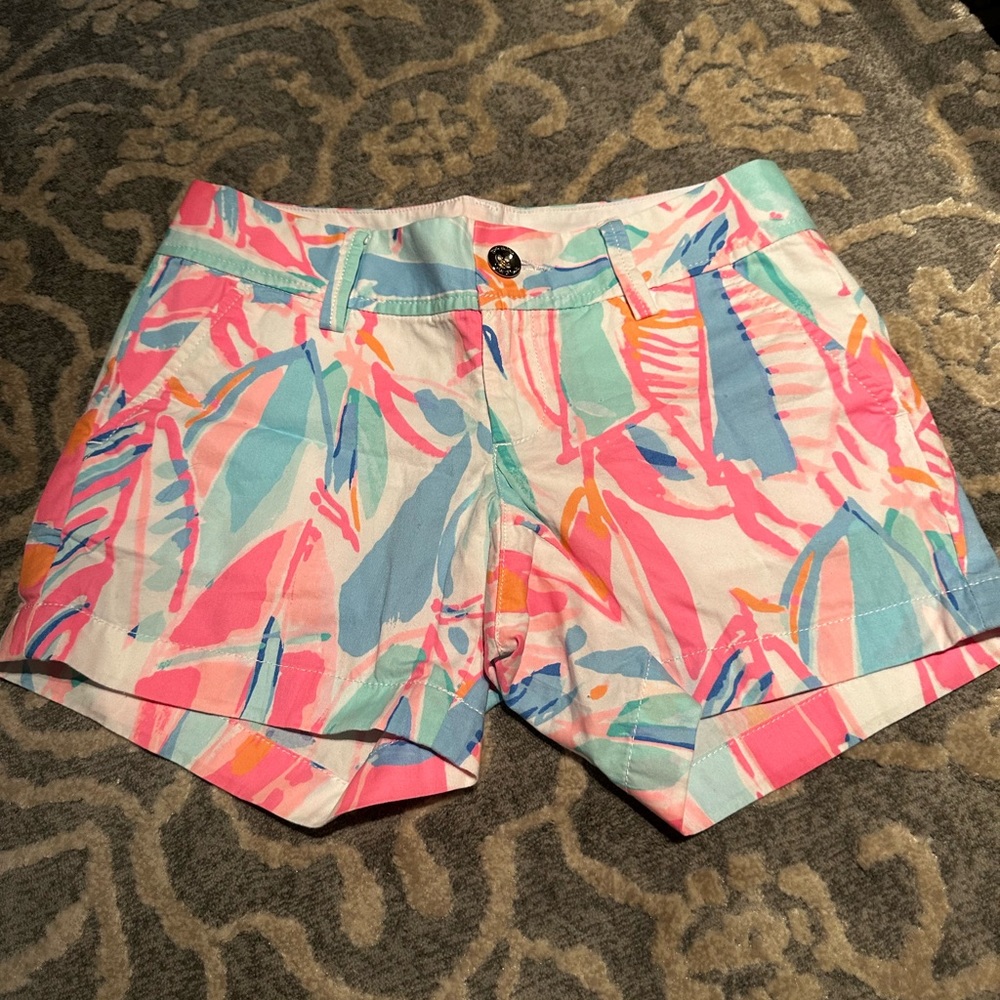 Lilly Pulitzer shorts size 00 new workout tags